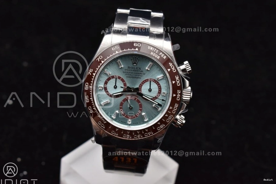 Blue SH4131 Daytona Best 126506 on Ice QF Dial SS 1:1 Crystal YG V5 Edition Marker Braclet 0501